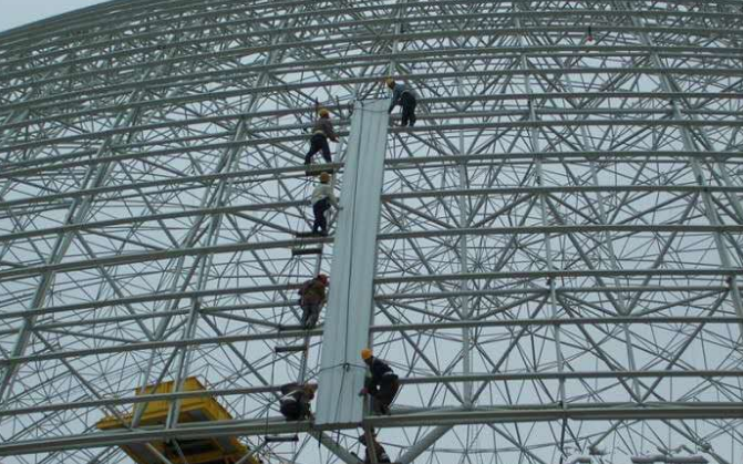 邹城网架装配好以后应当留神哪八项验收事件